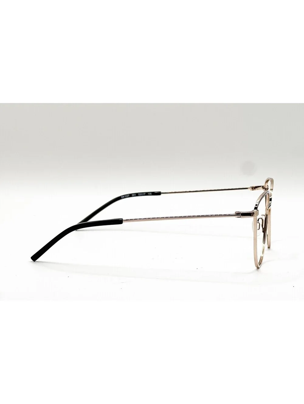 Dkny DK1027 001 Black/Gold Cat Eye Authentic Eyeglass Frames 53-17